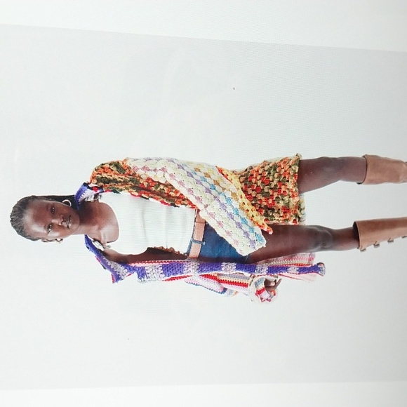 Urban renewal crochet blanket jacket - Picture 2 of 11